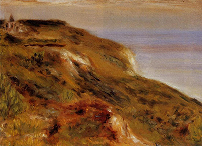 The Varangeville Church and the Cliffs Pierre-Auguste Renoir